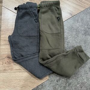 Lee Kids Charcoal and Olive Joggers